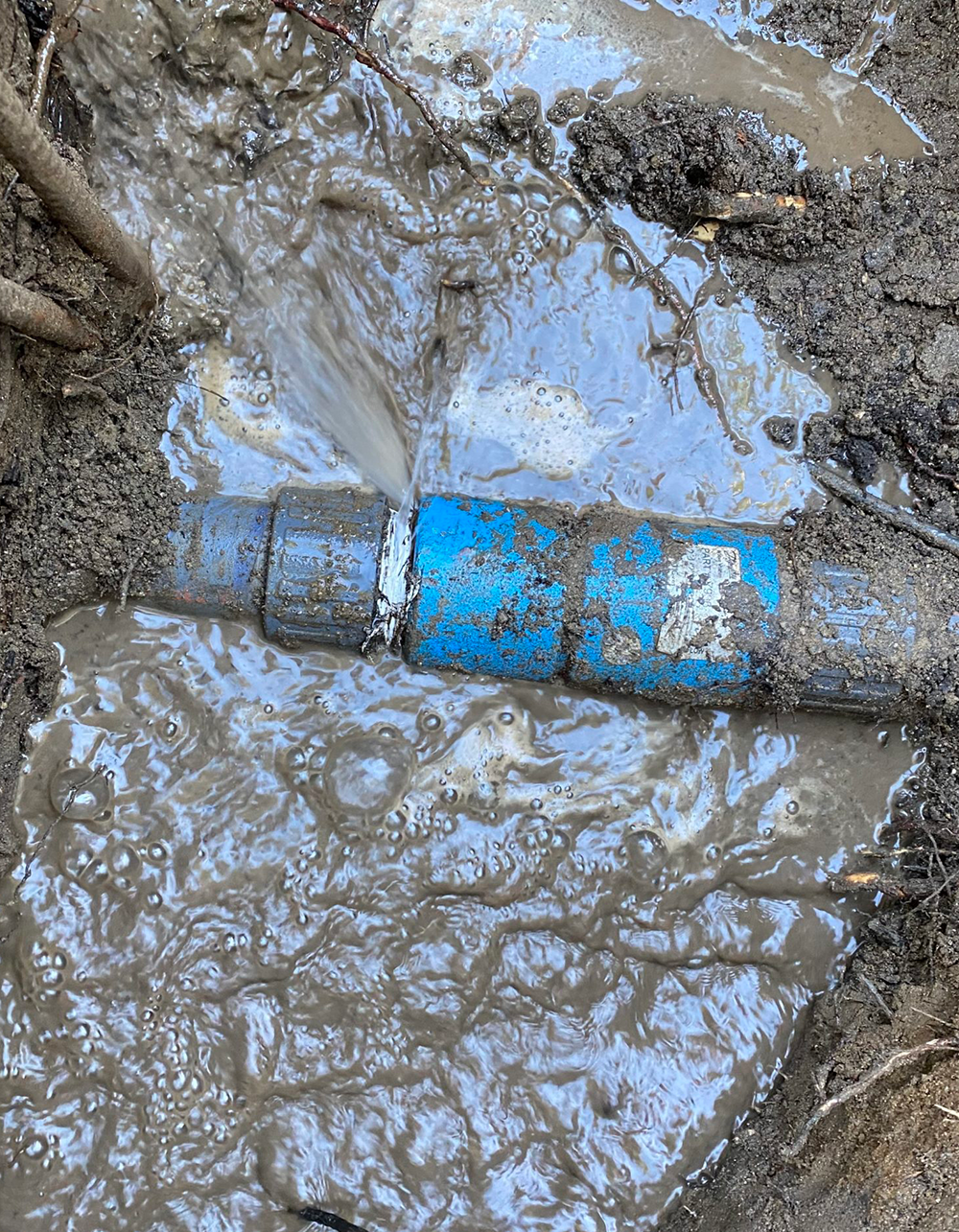 water leak