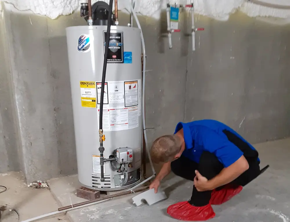 hotwater heater basement
